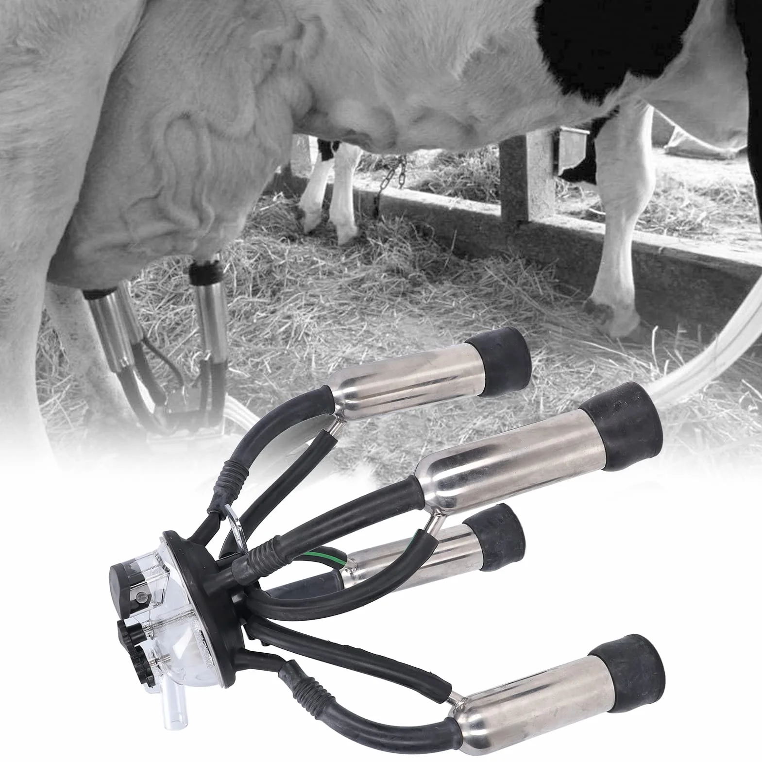 Gruppo di Mungitura in Silicone in Acciaio Inossidabile, Antiruggine, di Alta qualità, per Mungitrici per Bovini e Ovini