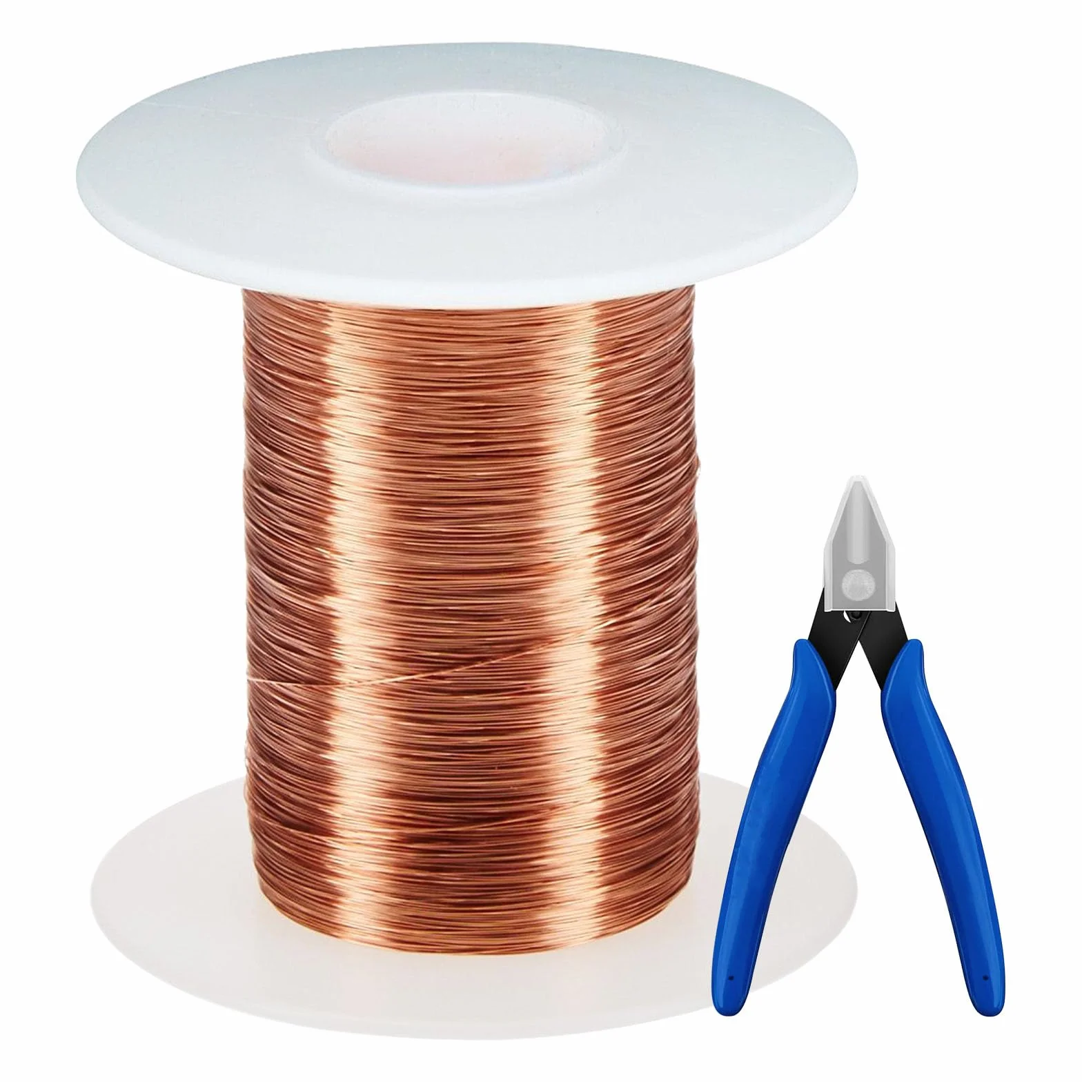 Filo di rame puro 0,3 mm x 100 m Bobine Filo di rame per la creazione di gioielli nudo morbido senza lacca per gioielli Esperimento di saldatura fai da te