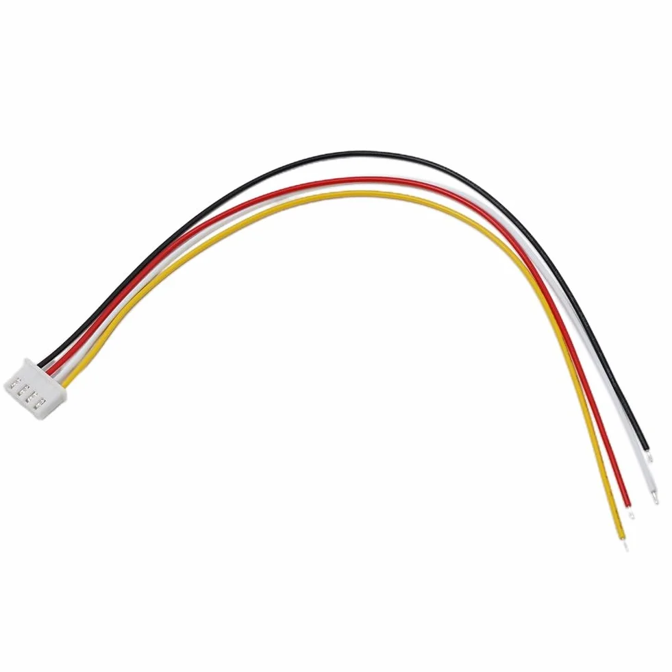 Set di 10 connettori pre-cablati JST XH2,54 mm 24AWG con opzioni a 2 pin, 3 pin, 4 pin, per un montaggio rapido in officine elettroniche (4p)