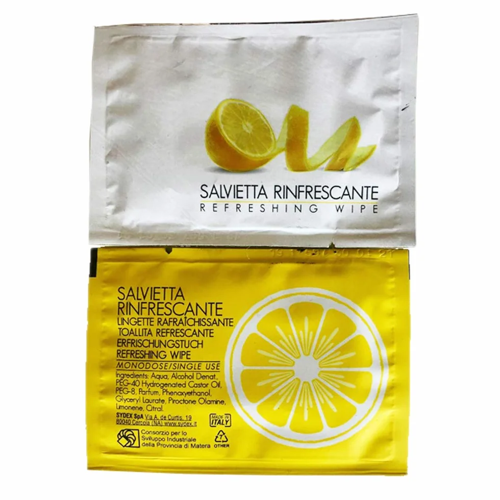 Anonima SRL70 Salviette Rinfrescanti Limone 70 x 100, 1000 Pezzi