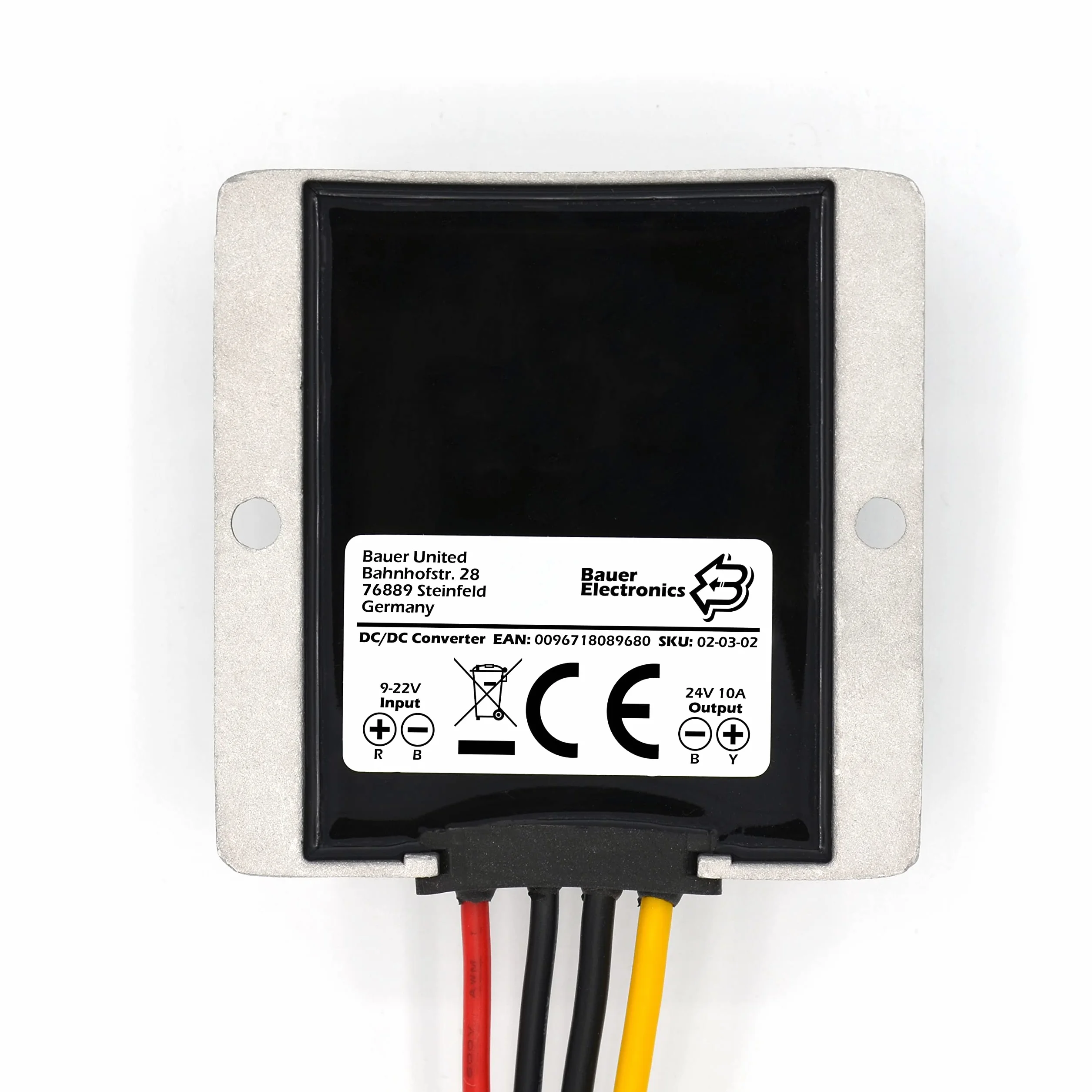 Convertitore di tensione DC-DC 9V-22V a 24V 10A 240W Step-up Boost per camion