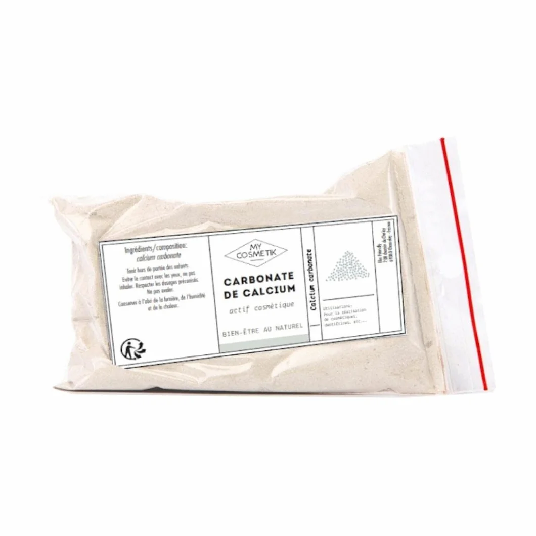 Carbonato di Calcio 200 g - Addensante, Opacizzante, Agente Abrasivo Molto Delicato - 100% Puro e Naturale