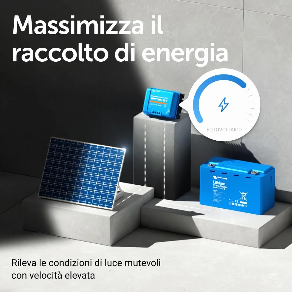 Victron Energy SmartSolar MPPT 100V 30A 12/24V Regolatore di Carica Solare Bluetooth