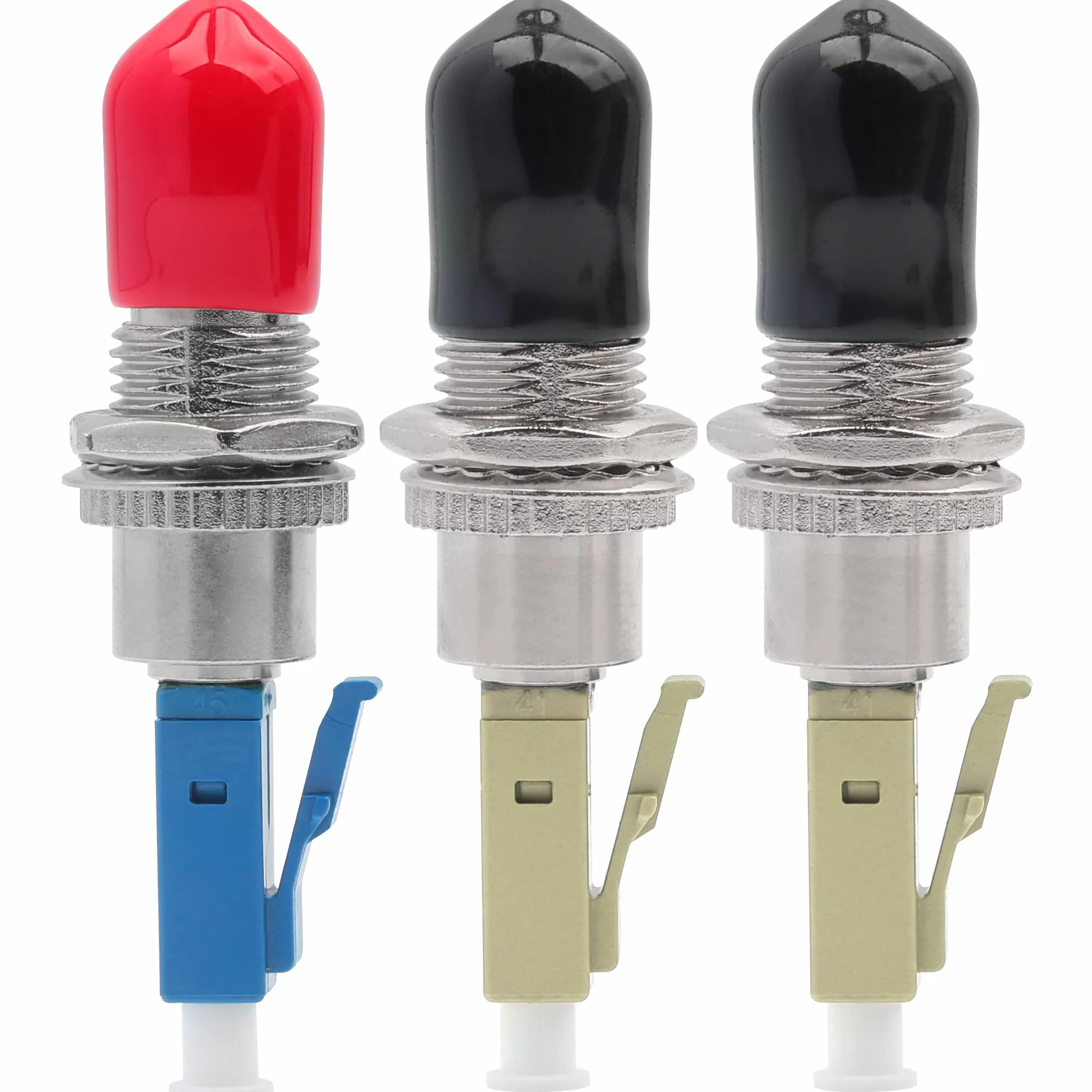 LC Maschio a ST Femmina Adattatori Singolo Modo Flangia Multimodale Accoppiatori Combinazione Ibrida Testa di Conversione Connettori Fibra Ottica