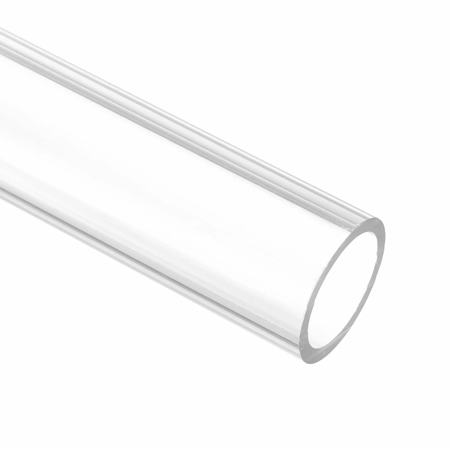 QUARKZMAN Tubo rigido rotondo trasparente 23mm x 27mm x 0.5Ft Tubo in plastica