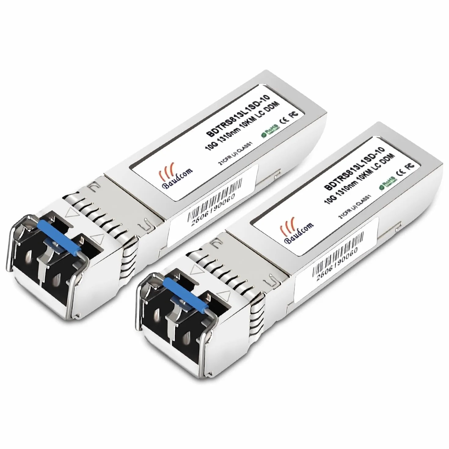 Baudcom 10GBASE-LR SFP+ 10KM Modulo 10G SFP LR Monomodale 2 szt.