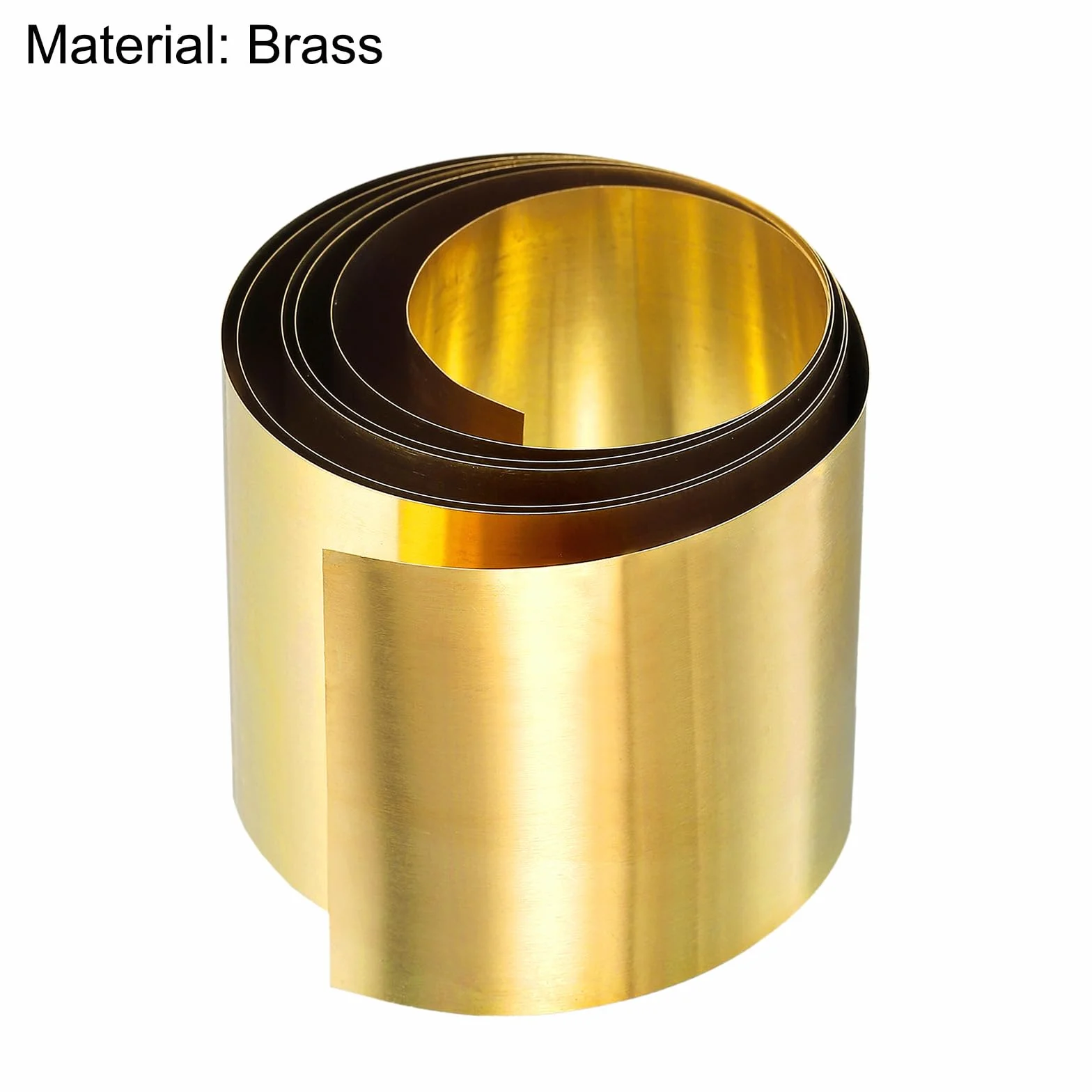 QUARKZMAN Ottone Foglio Rotolo, Metallo Lamina Piastra 1000mm x 60mm x 0,2mm Foglio di Ottone Piastra in Ottone Lamiera Sottile Fogli di Rame per Sbalzo