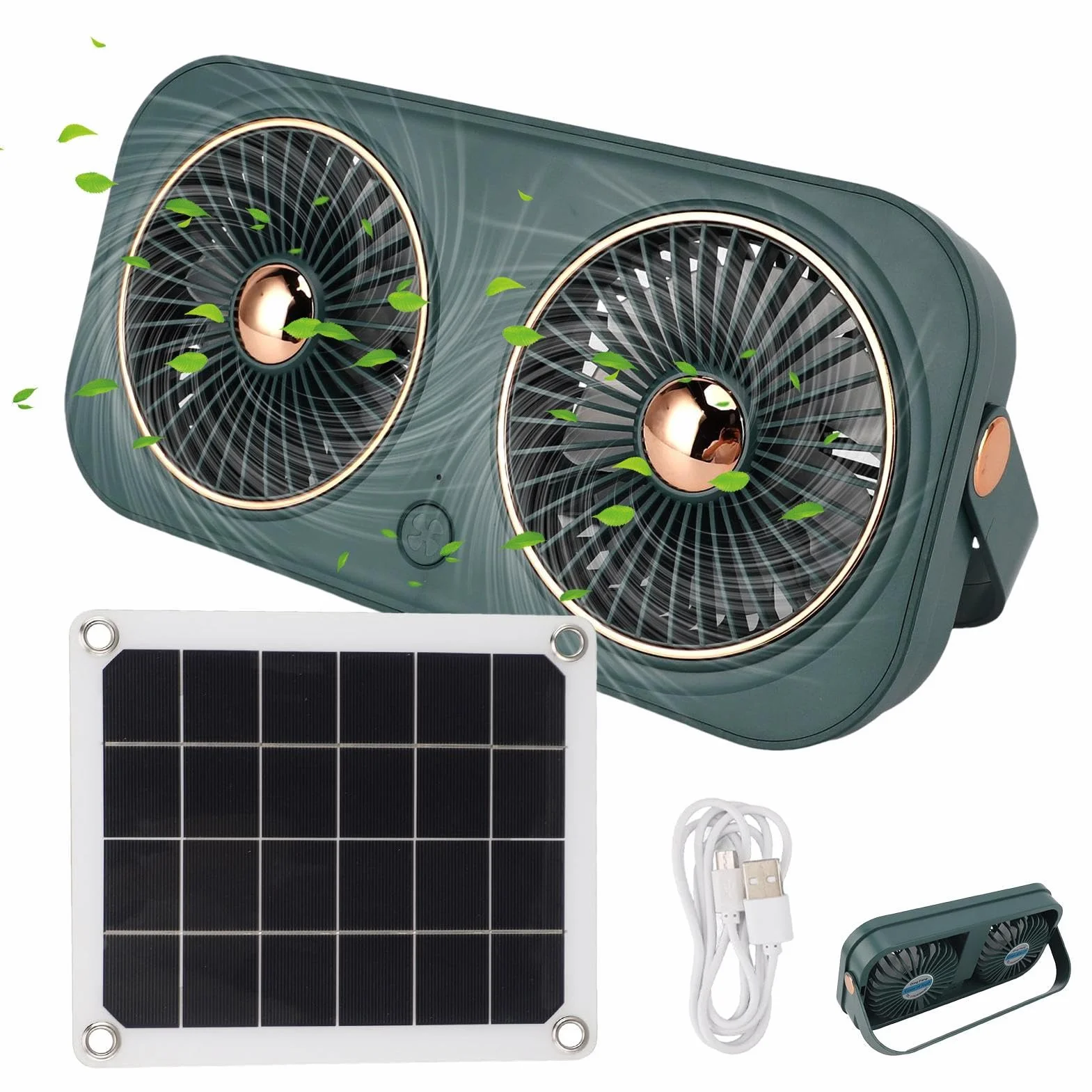 Ventilatore solare 20 W Dog Hill Fan Protesp per cantine garage stabile casette cani