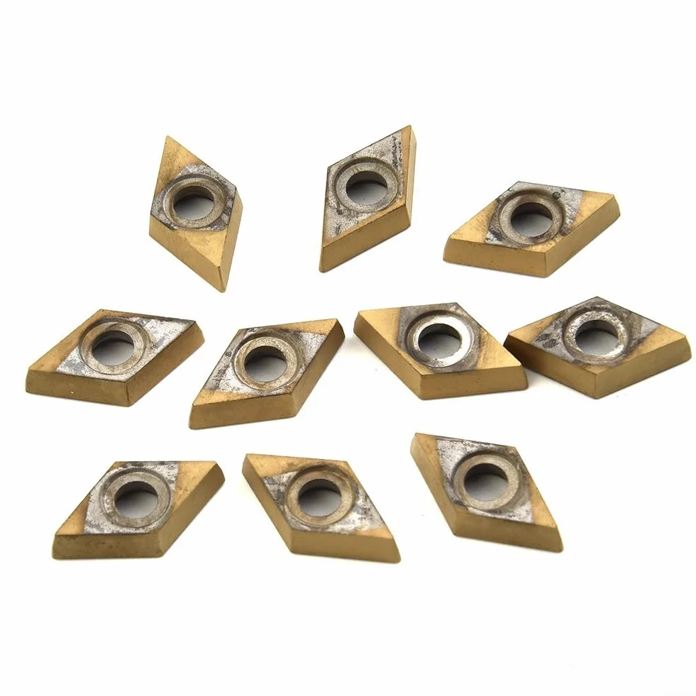 10 x DCMT11T304 HM YBC251 inserti in carburo per tornio
