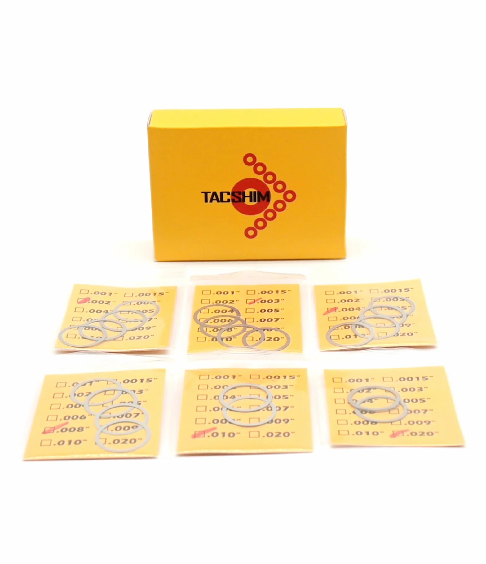 Kit spessori cilindrici 5/8 x 24 per fasatura e allineamento dei freni, 308/7,62 mm, calibro 300BLK .30 (confezione da 20)