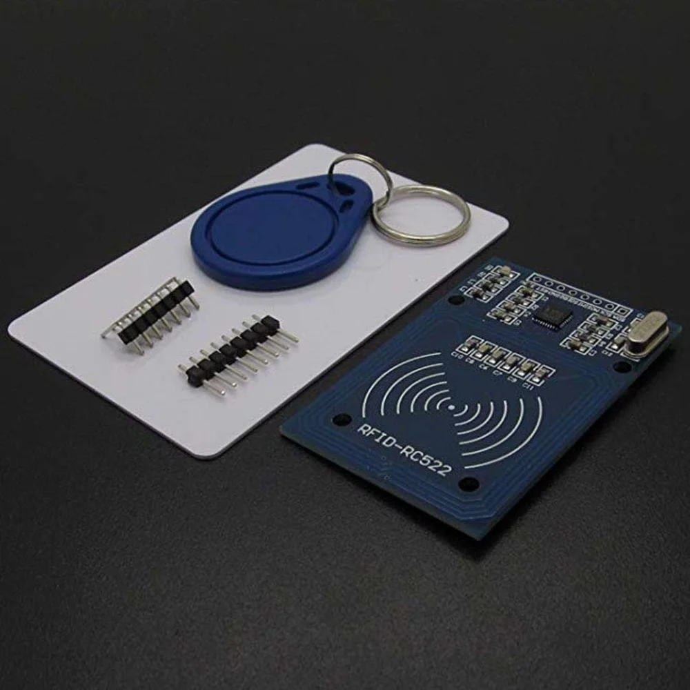 MFRC-522 RFID Kit RF IC Card Sensor Module S50 scheda in bianco Portachiavi compatibile per Arduino Raspberry Pi