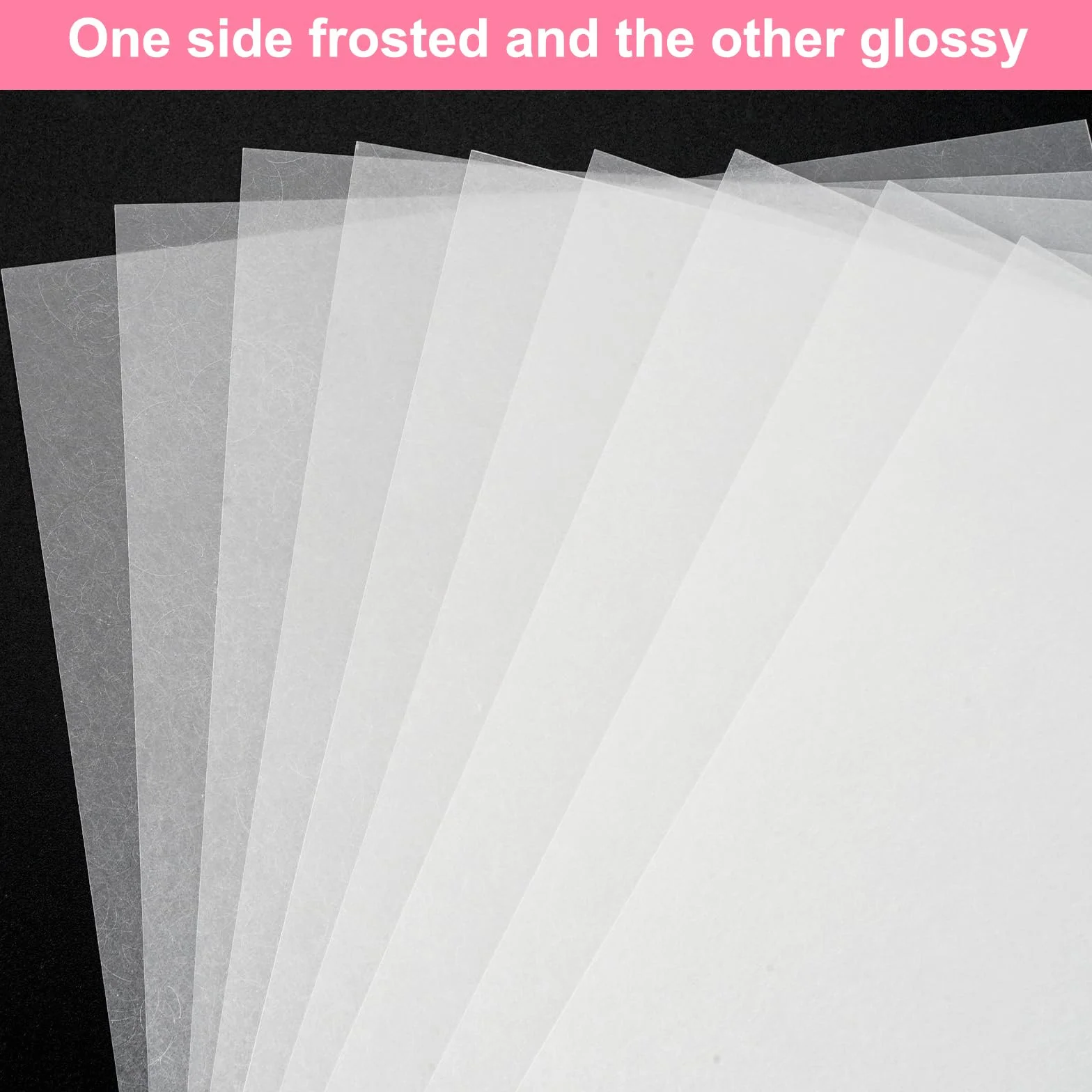 36 Fogli di Plastica Termoretraibile, Fogli Plastica Termorestringente, Fogli Pellicola Termoretraibile Trasparente, Carta Termoretraibile Smerigliata, per Fai-da-te e Artigianato (14,5 x 20 cm)