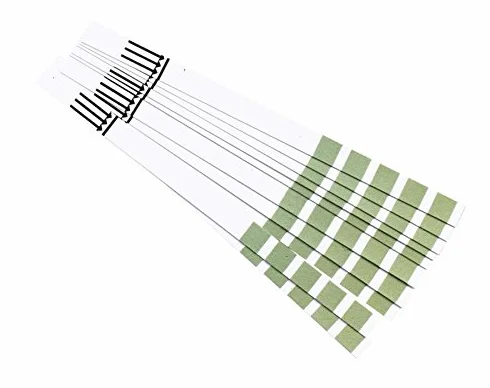 Aquadur 10 strisce test durezza acqua scala colorata calcare