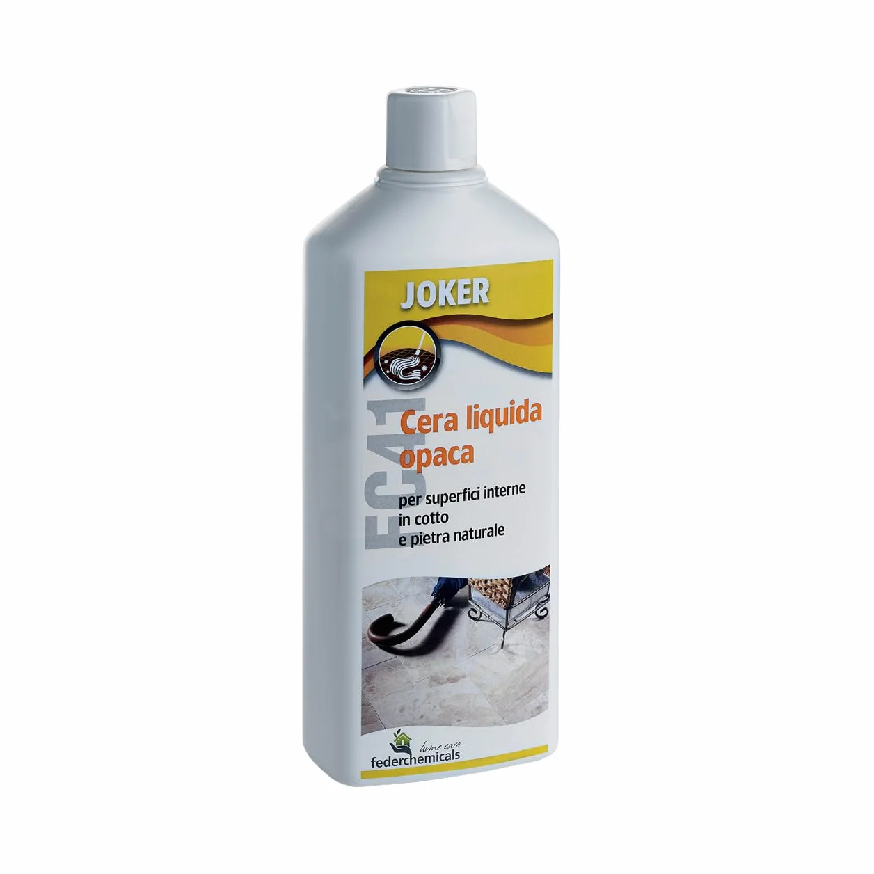 Cera Liquida Opaca JOKER Federchemicals 1000ml – Per Cotto e Pietra Naturale