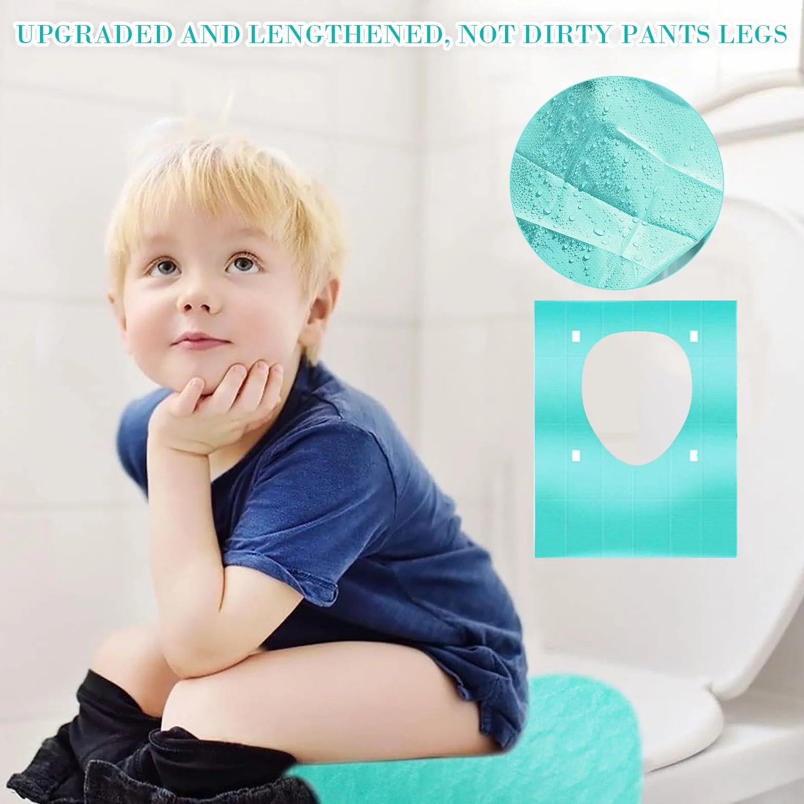 Copri Water WC USA e Getta Set 50 Copriwater Tavoletta WC Tessuto Non Tessuto Igienico