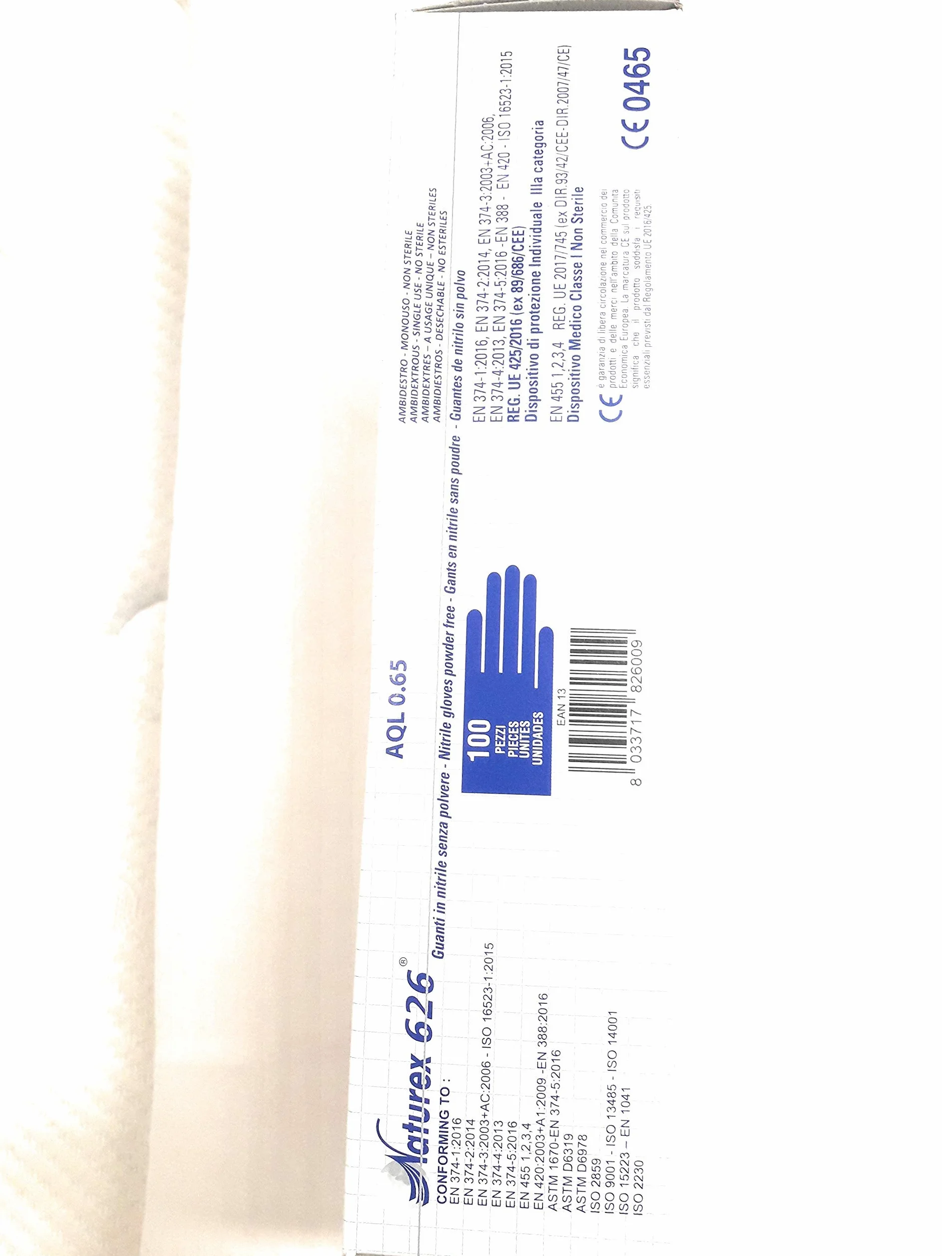 Naturex 626 Nitryl Rękawice Rozmiar M 500g 100 sztuk