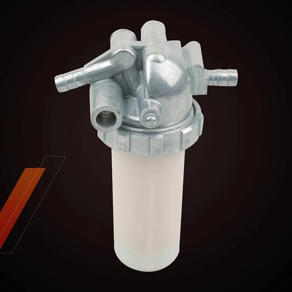 Filtro carburante diesel gruppo 1G313-43010 per motore Kubota D1105 D1305 D722 D902 V1505 Z482, ricambio 15393-43017 lega di alluminio, elementi filtranti multistrato 5µm