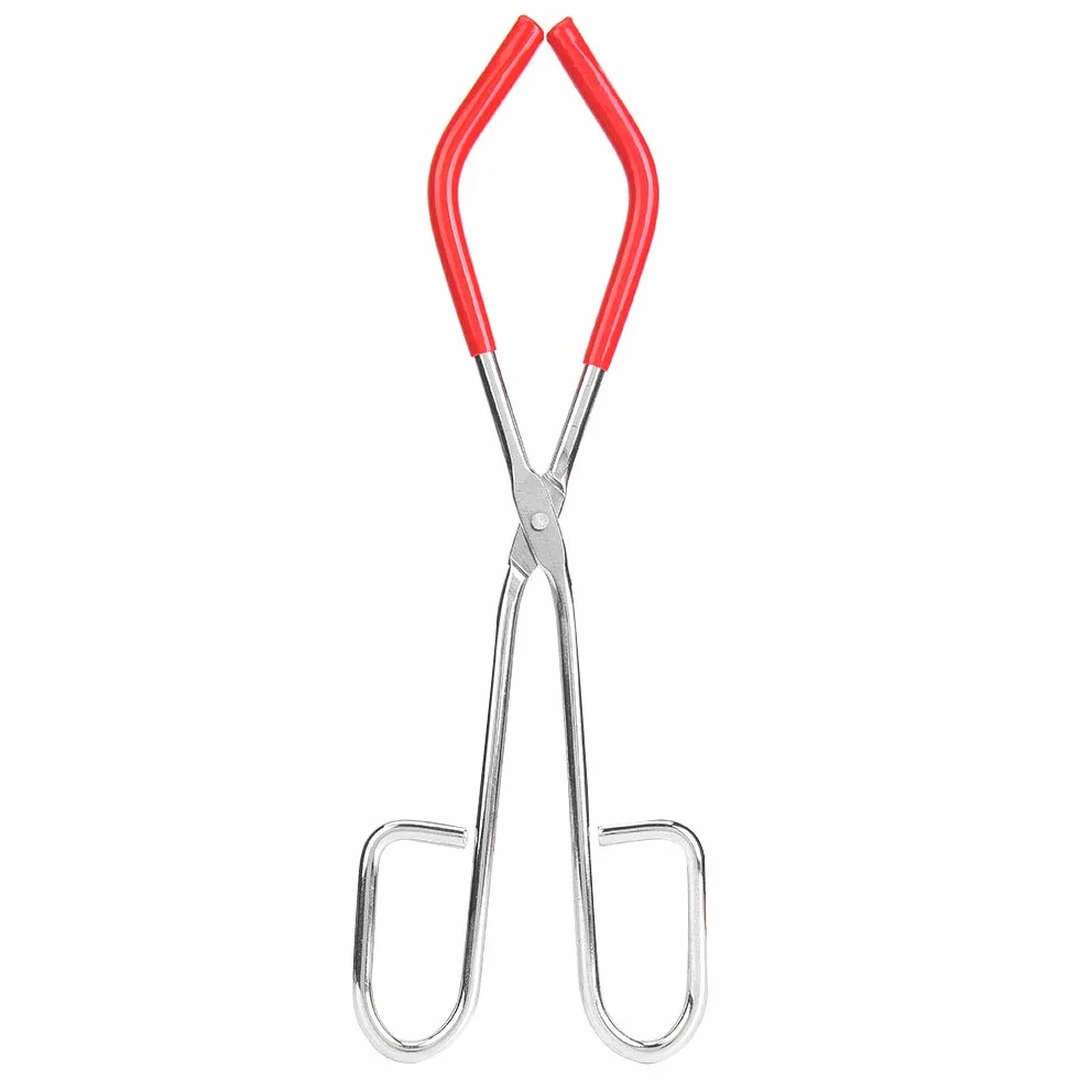 Pinza crogiolo Pinza crogiolo Pinza a morsetto Pinza a prova di corrosione Strumento didattico Pinza laboratorio ad alta pressione Pinza a clip per impianti chimici ufficio