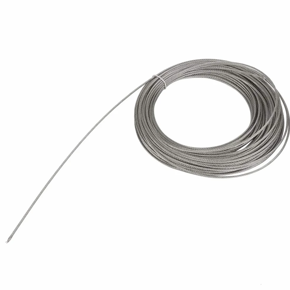 Cavo in Acciaio Inossidabile 304 20 M Filo Metallico 2 mm 2,5 mm 3 mm