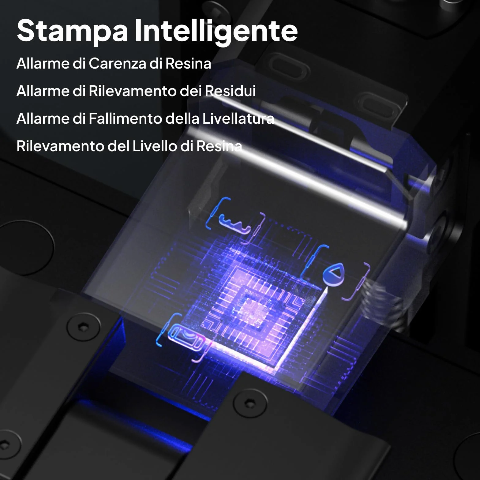 ELEGOO Saturn 4 Ultra 16K Stampante 3D Resina con Coperchio Ribaltabile, Riscaldamento del Serbatoio a 30°C, Stampa ad Alta Velocità a 150 mm/h, Dimensione di Stampa 211,68×118,37×220 mm³