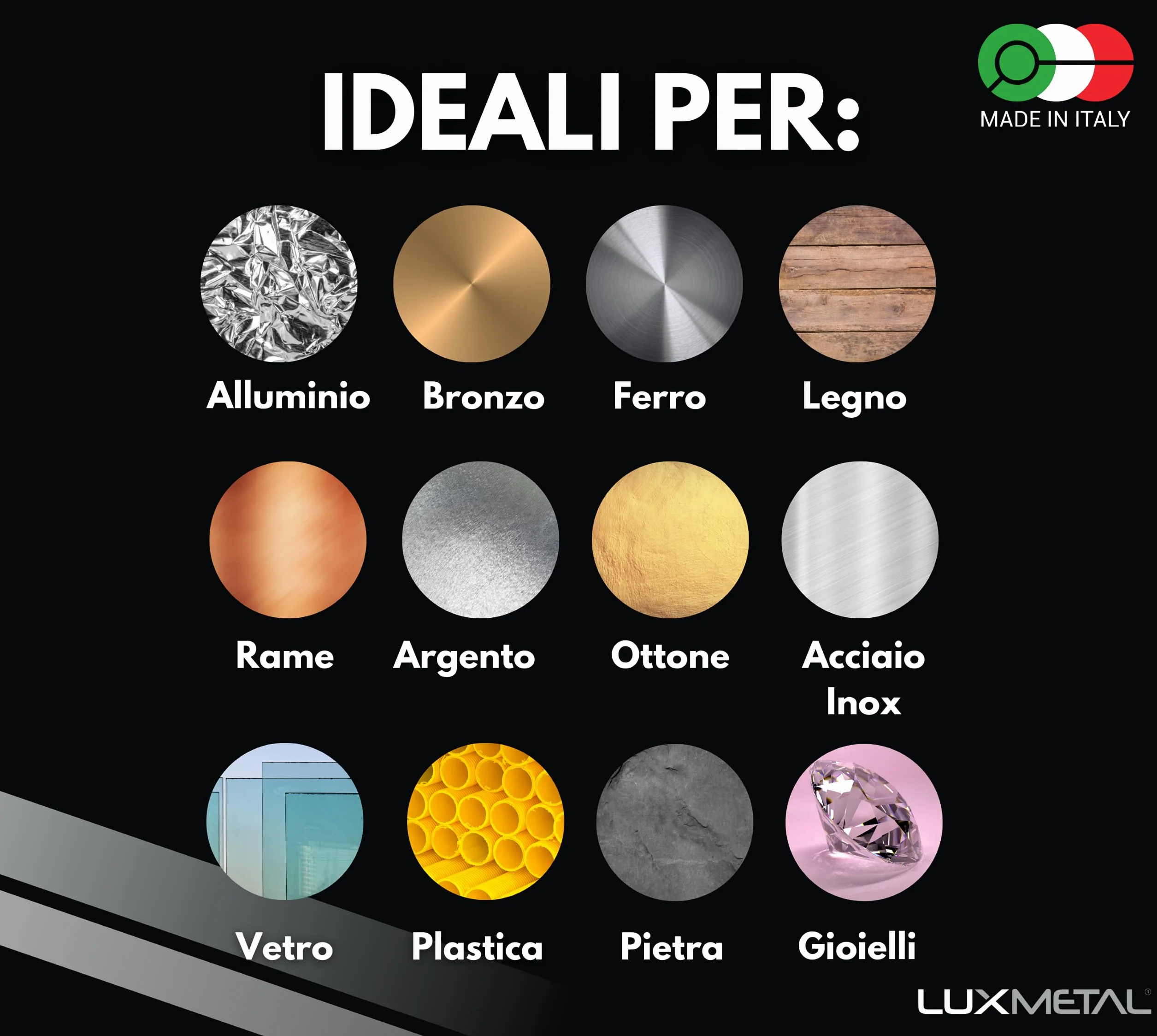Lux Metal Disco Lucidatura Ultra Soft 100 mm In Cotone Flanella Dischi Lucidare A Specchio Alluminio Metalli Acciaio Inox