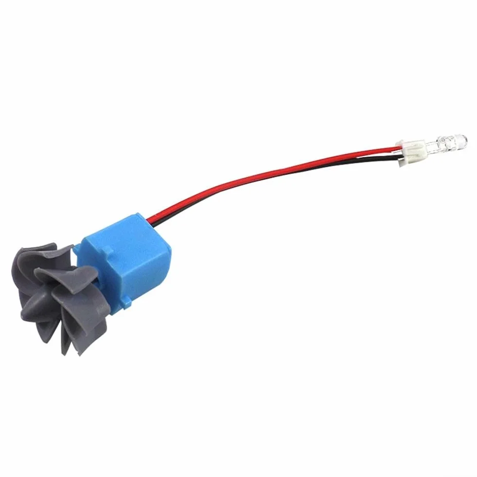 Piccola turbina eolica a doppio scopo e mini generatore idroelettrico 0,01-15 V CA di uscita, kit educativo di energia rinnovabile per l'apprendimento domestico e gli esperimenti scolastici