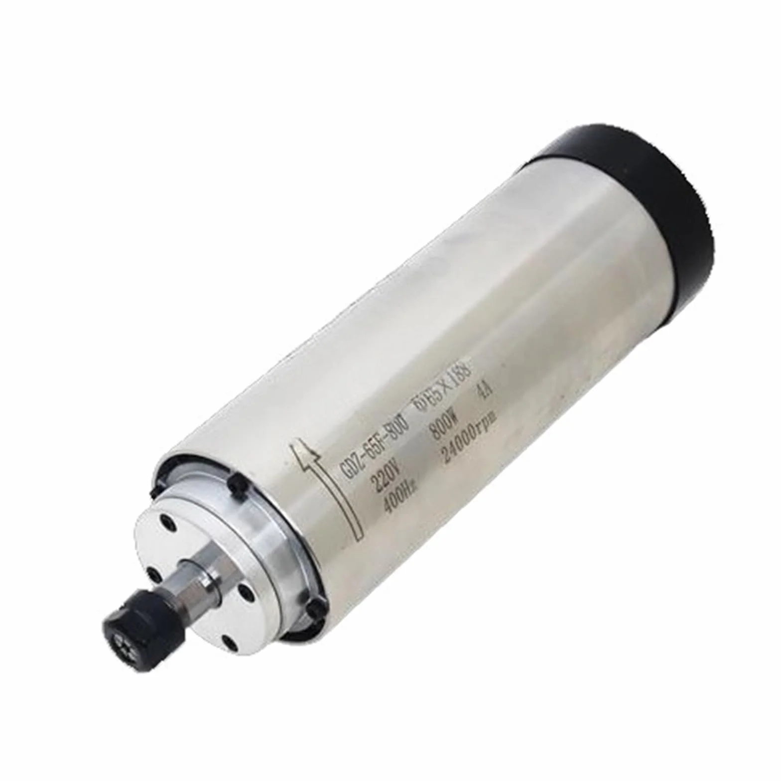 Motore mandrino raffreddato ad aria GDZ-65F-800 0,8 kW ER11 24000 Giri/min 65 mm 4 cuscinetti AC220V