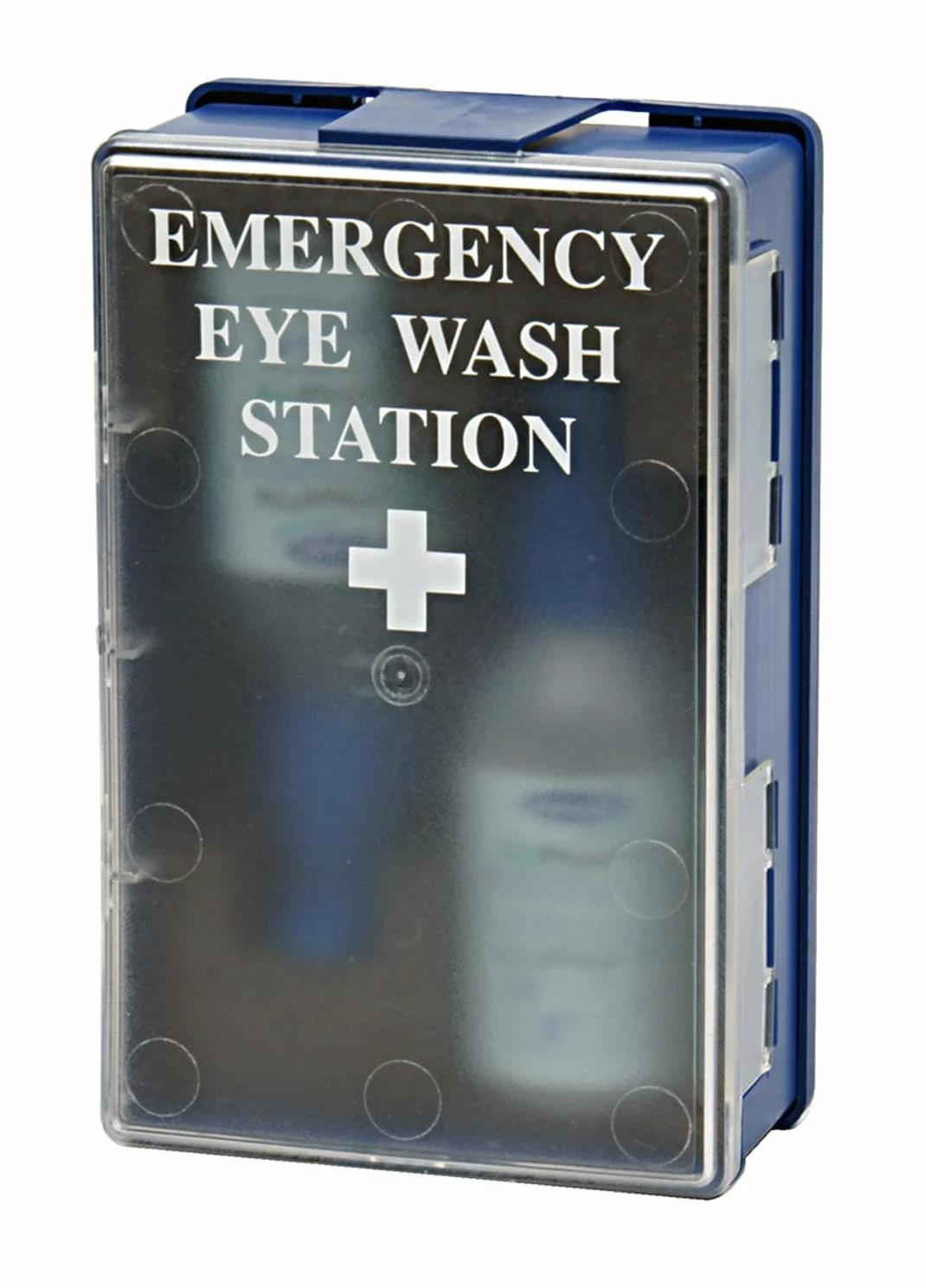 Armadietto Kit Lavaggio Oculare Emergenza Soluzione Fisiologica Salina Occhi 2x250 ml PH Neutro 263x170x83 mm