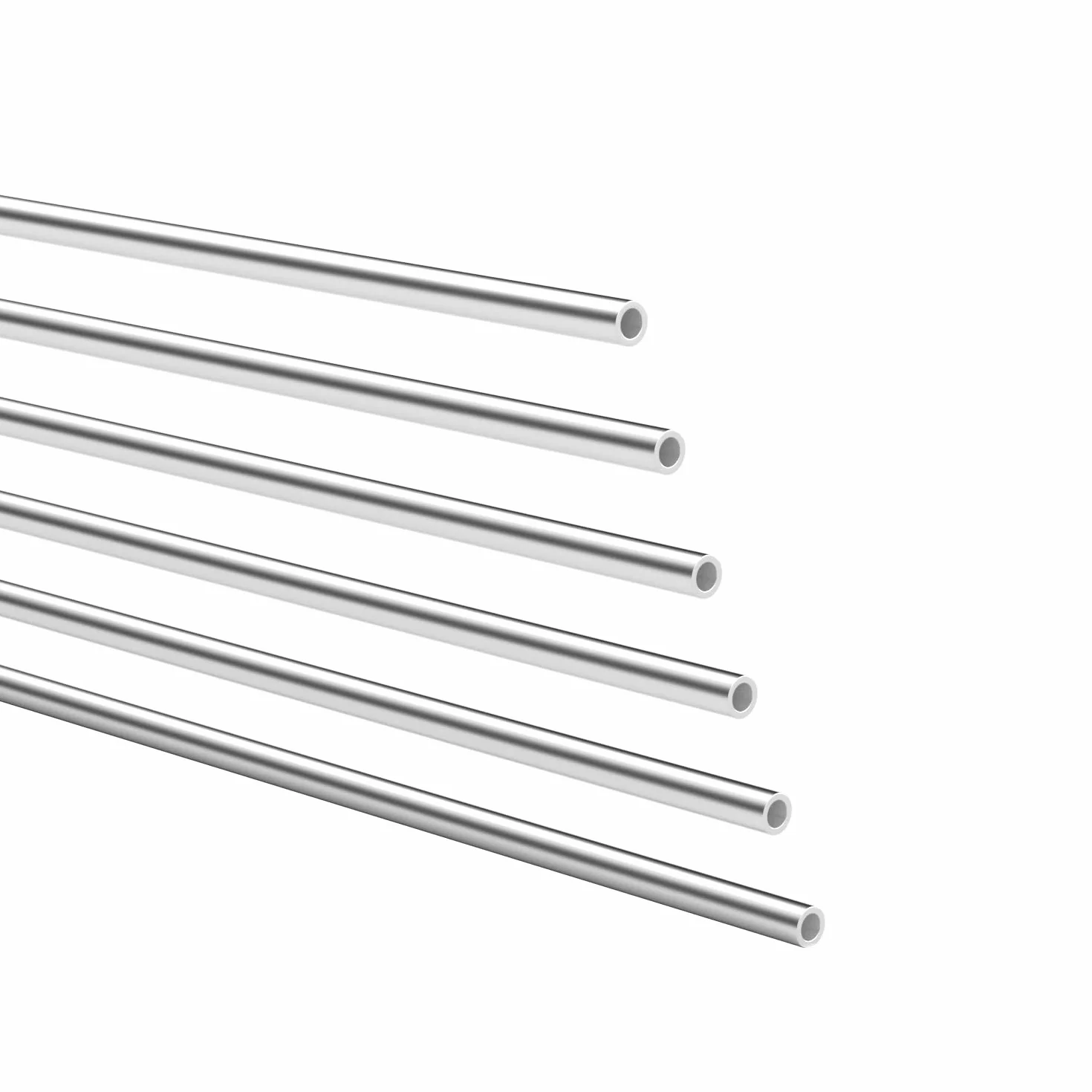 6 tubi in acciaio inossidabile 304, diametro esterno 4 mm x spessore della parete 0,6 mm x lunghezza 300 mm, tubi rotondi in acciaio inossidabile senza cuciture per macchinari industriali, costruzione