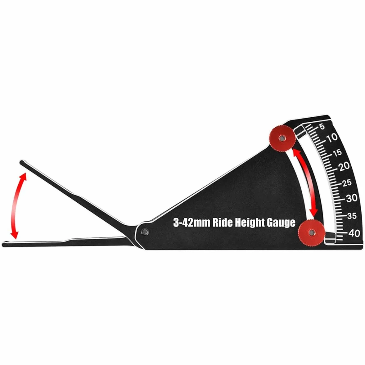 Misuratore di Altezza per Auto RC in Alluminio 3-42 mm per Camion RC Scala 1/8 1/10