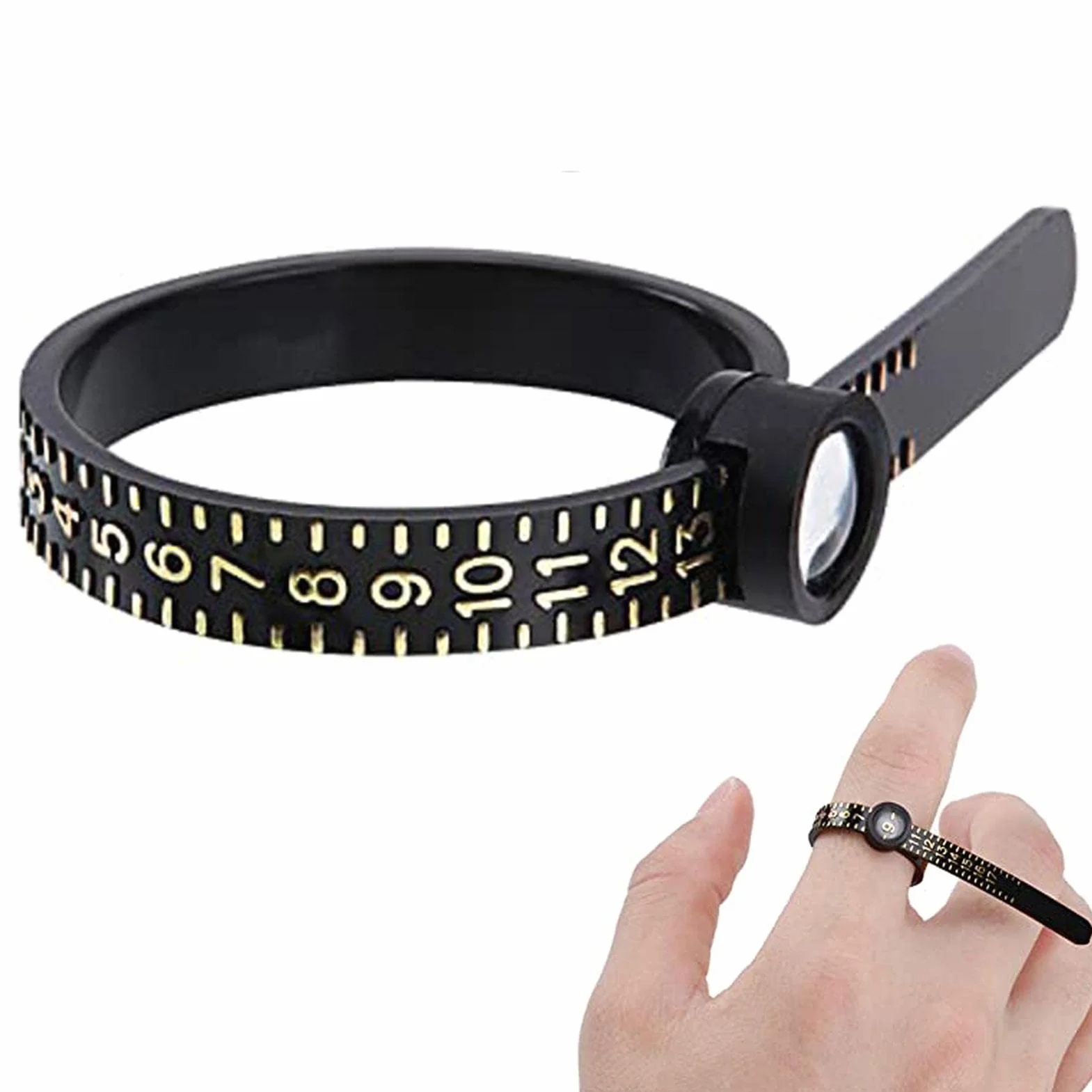 GUOHUA Misuratore Anello Dita Taglia US 1-17