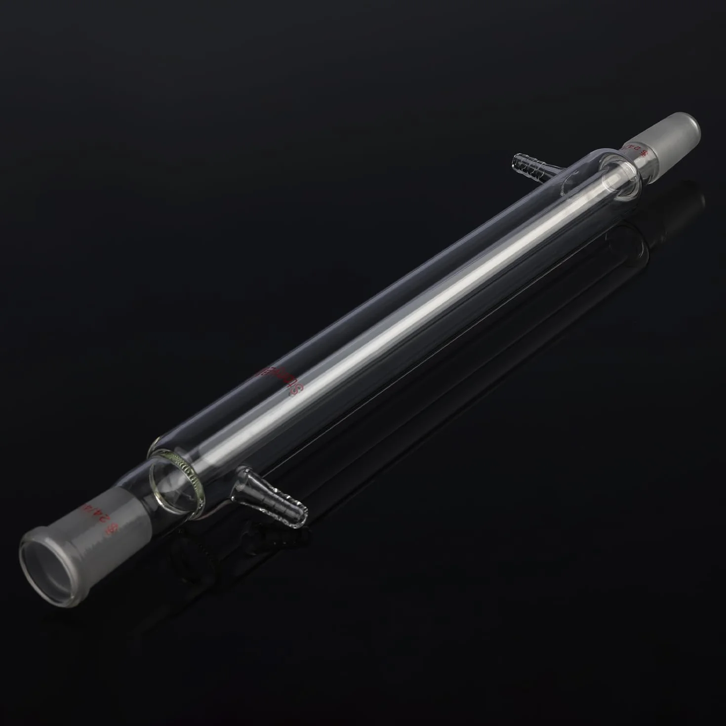 stonylab Liebig Condensatore, Vetro Borosilicato Liebig Condensatore con Giunto 24/40, Lunghezza Giacca 300 mm, Laboratorio Condensazione Distillazione Vetreria