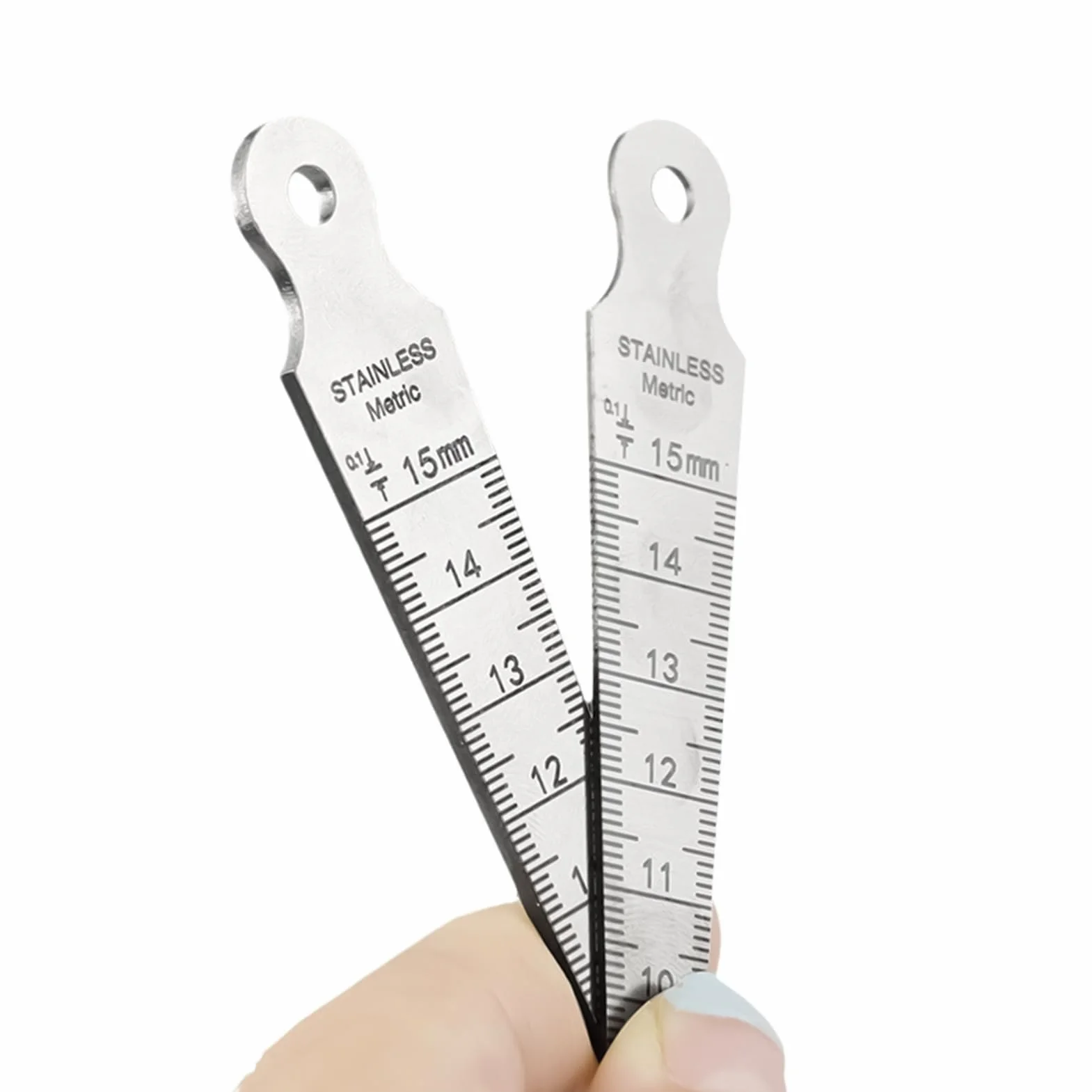 Calibro per fori in acciaio inossidabile con scale, set di misura precisione