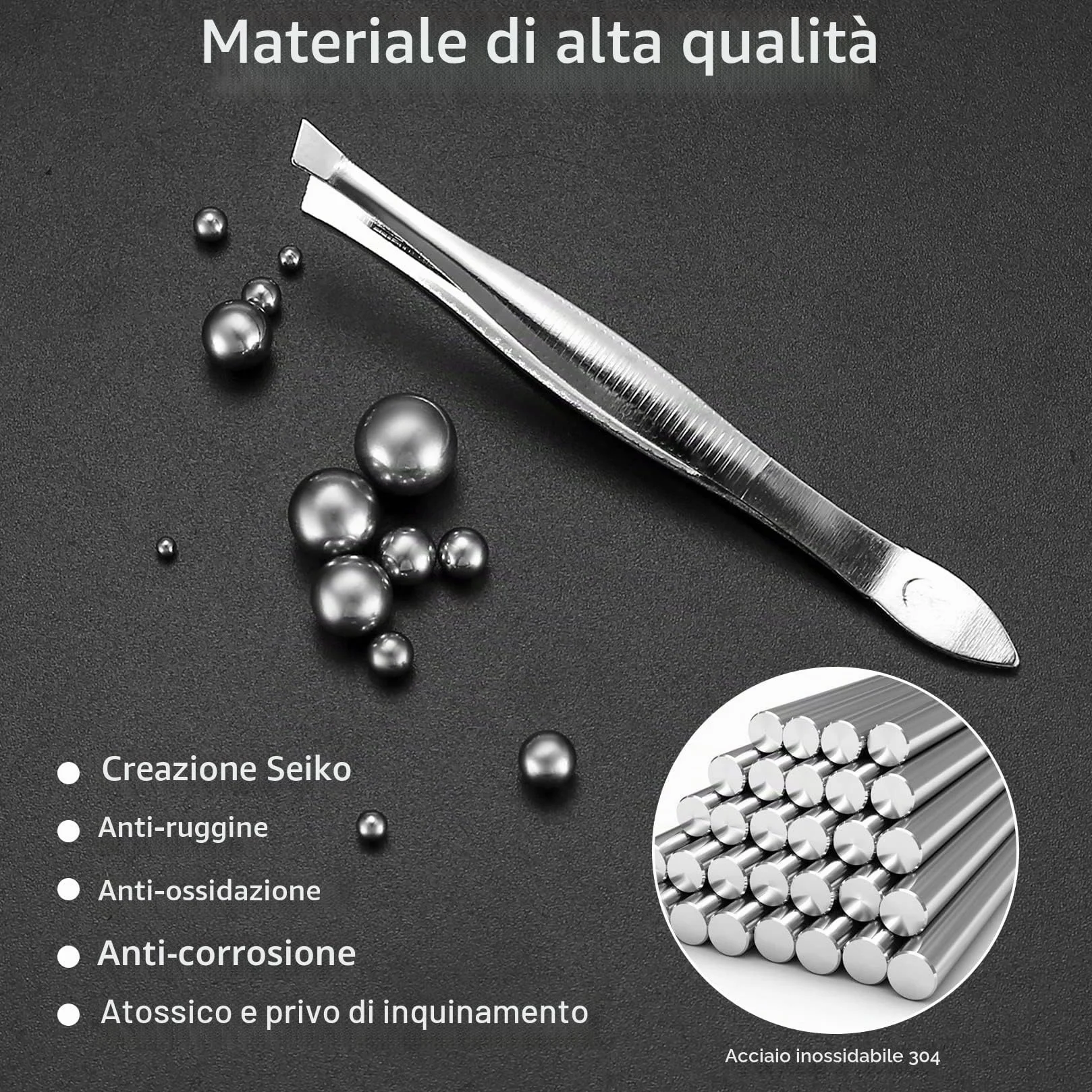 560 Pezzi Sfere Cuscinetti in Acciaio Inossidabile, Sfere Metalliche di Precisione per Cuscinetti, Ruota di Bicicletta - 2/2.5/3/3.5/4/4.5/5/5.5/6/7/8/9/10 mm