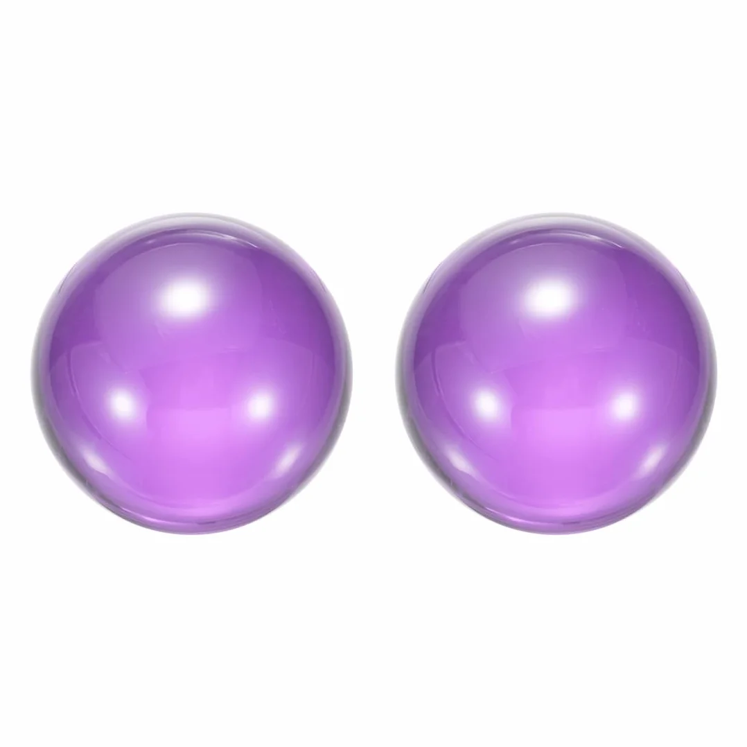 Sfera Acrilica Trasparente Per Giocoleria 1" 25mm Viola 2Pz