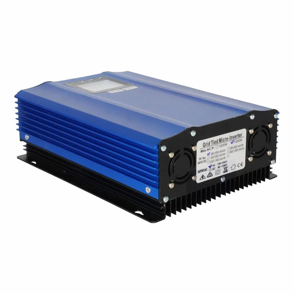 Aggiornamento: SOGTICPS 1200 W Mains Connected Inverter Power Limiter LCD DC55-90 V Solar Input AC230 V Pure Sine Output, funzione WiFi opzionale