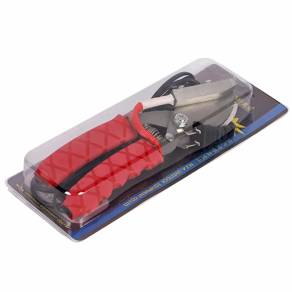 Elettrico Riscaldamento Taglierina Coda Maialino 220V 80W 370℃ Pinza Da Taglio per Maiale Pecora Capra