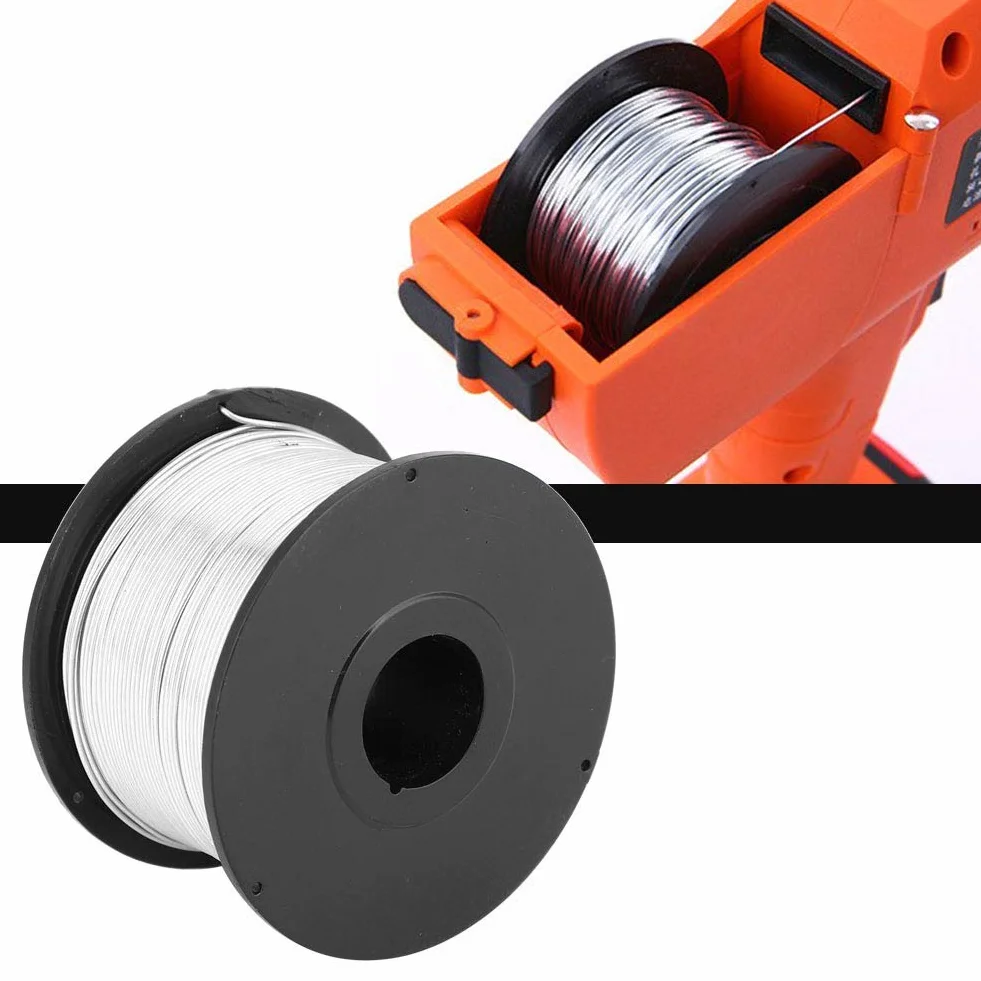 Filo di acciaio 110 m 0,8 mm per legatrice automatica cemento armato 4 pezzi