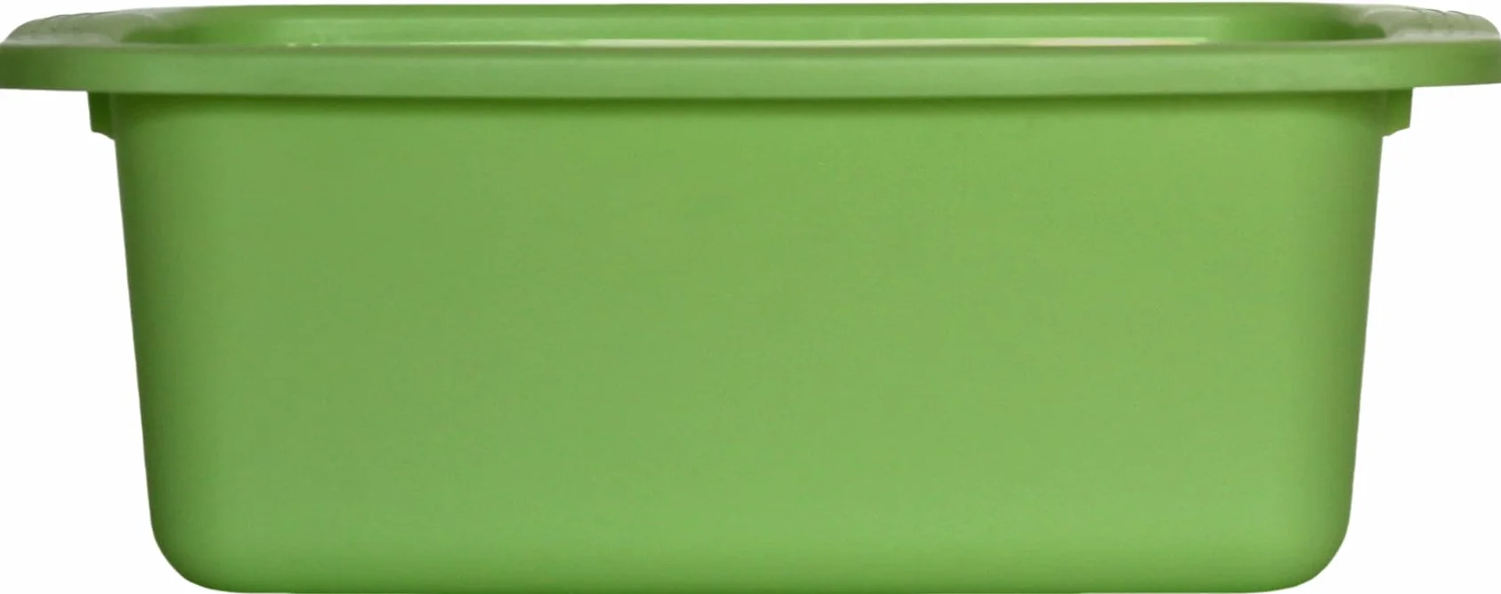 Macchiavelli catino rettangolare verde 10L plastica vaschetta multiuso 42x31x15,5 cm