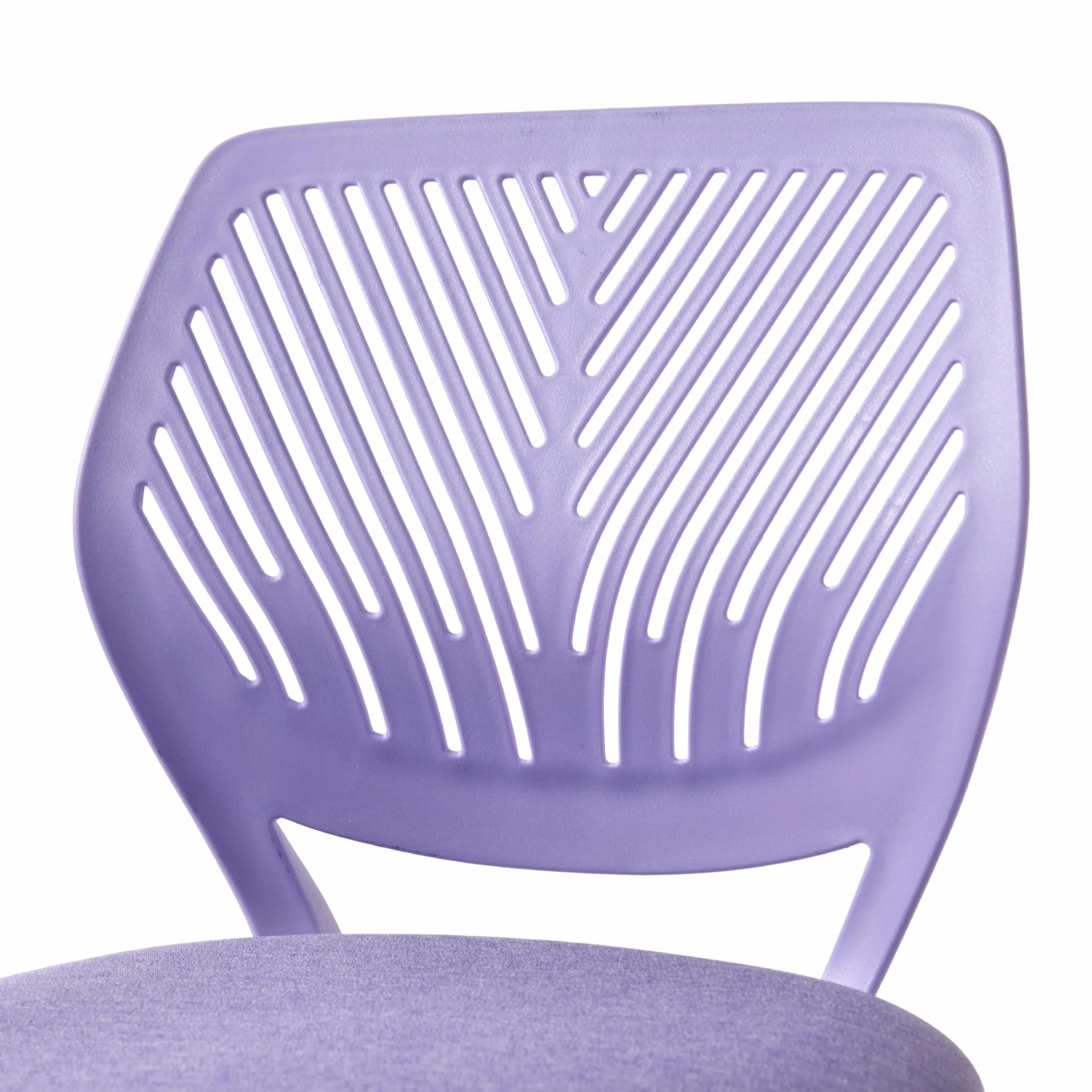 FurnitureR Sedia ergonomica scolastica con schienale in rete traspirante, altezza regolabile, viola morandi