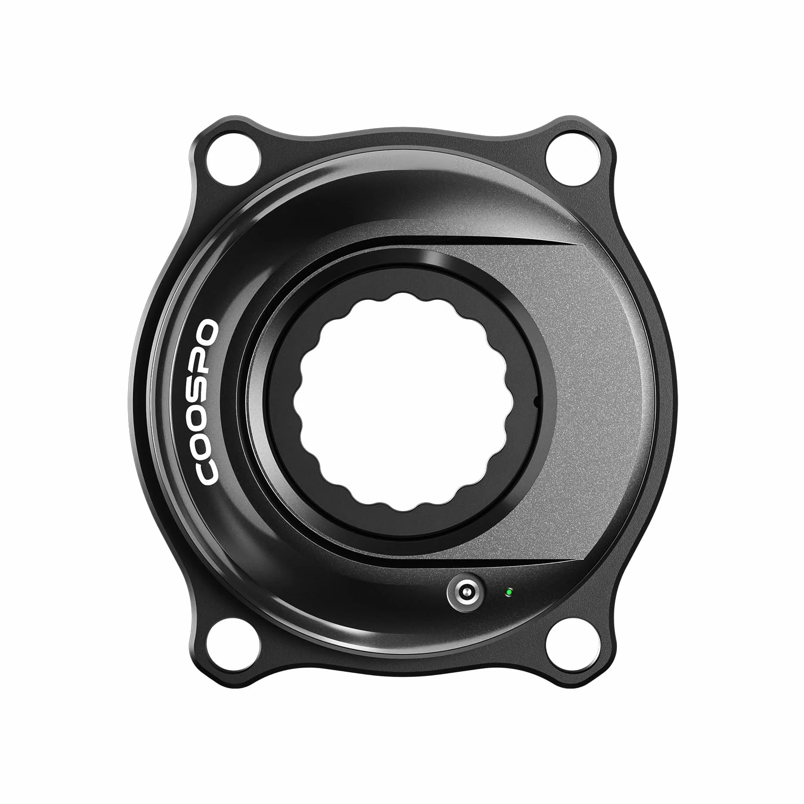 CooSpo Sensore di Potenza S10 Spider per Guarnitura Easton 110 BCD 4 Bulloni – Misura di Potenza Doppio Lato di Precisione, Compatibile Bluetooth/Ant+, Leggero per Bici da Strada e Mountain Bike