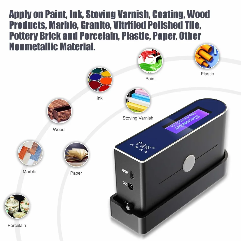 WG60 Precisione Glossmeter 60 Gradi Gloss Meter Portatile