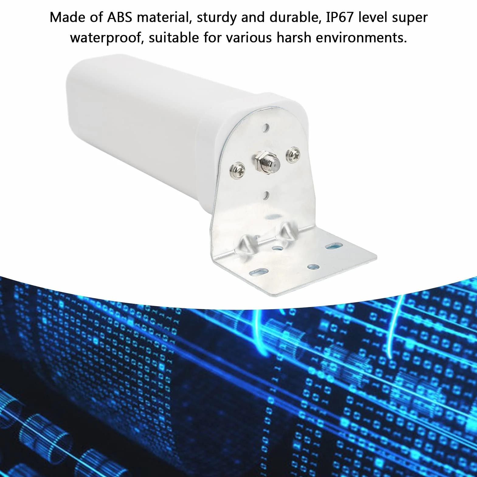 Omni Antenna Outdoor IP67 5V 25dBi Ricevitore di segnale HD 1080P ad alto guadagno per ATSC DVB T ISDB T DTMB DMB T Attrezzature industriali e case intelligenti