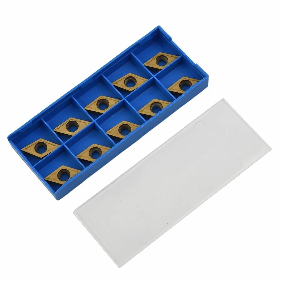10 x DCMT11T304 HM YBC251 inserti in carburo per tornio