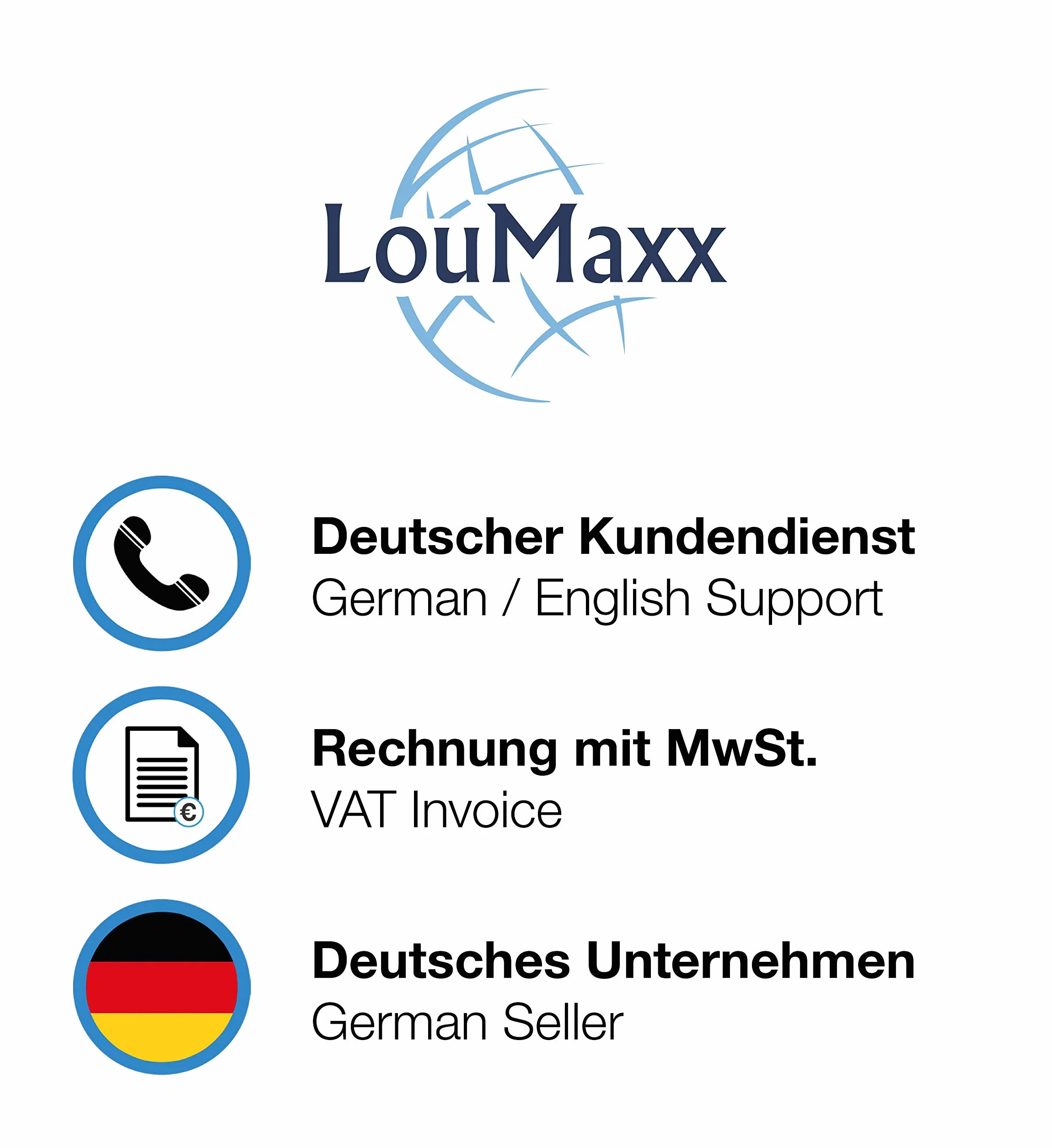 LouMaxx Tappi lamellari 50 x 50 mm, copertura per tubo nero, tappi per tubi quadrati 50 x 50 mm, tappi quadrati per tubi in plastica robusta, tappi per pali come tappo di copertura