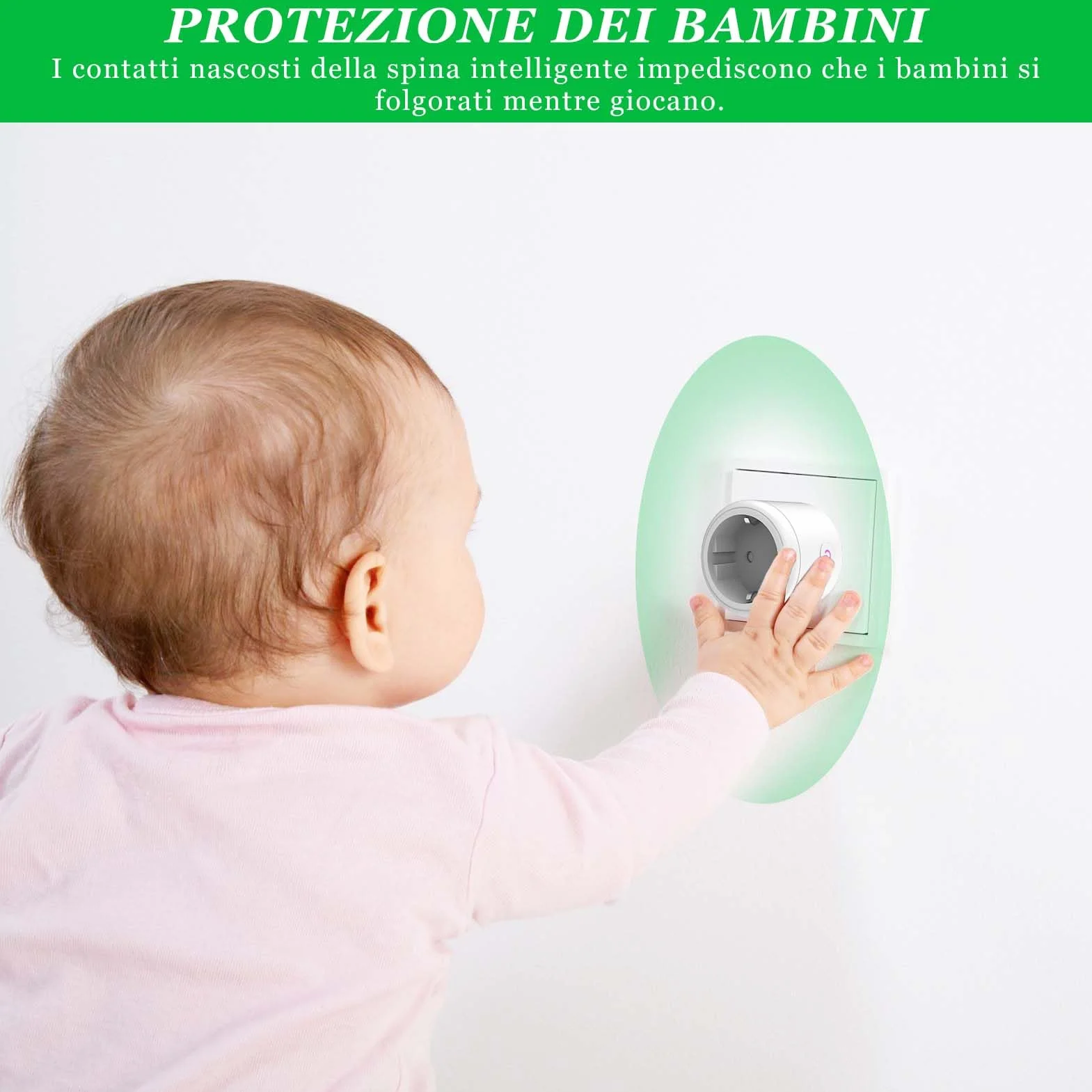SURFOU Presa Smart WiFi Intelligente, Timer Presa Elettrica Compatibile con Alexa e Google Home, Monitoraggio Energetico, Controllo Remoto Tramite App Smart Life/Tuya, Non è Necessario Hub, 2 Pezzi