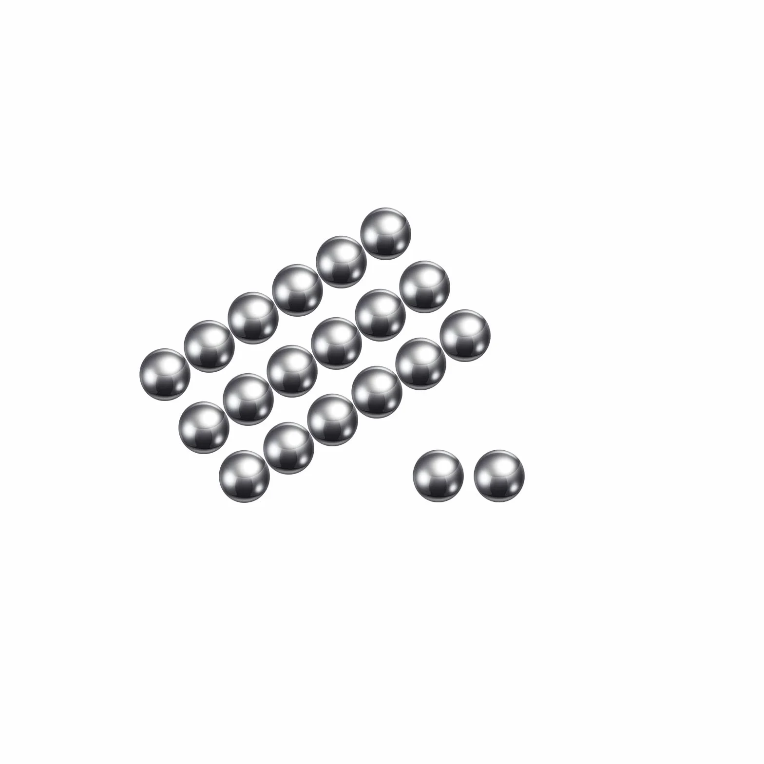 Precisione Sfere Acciaio al Carbonio 2mm per Cuscinetti Valvole 10000pz