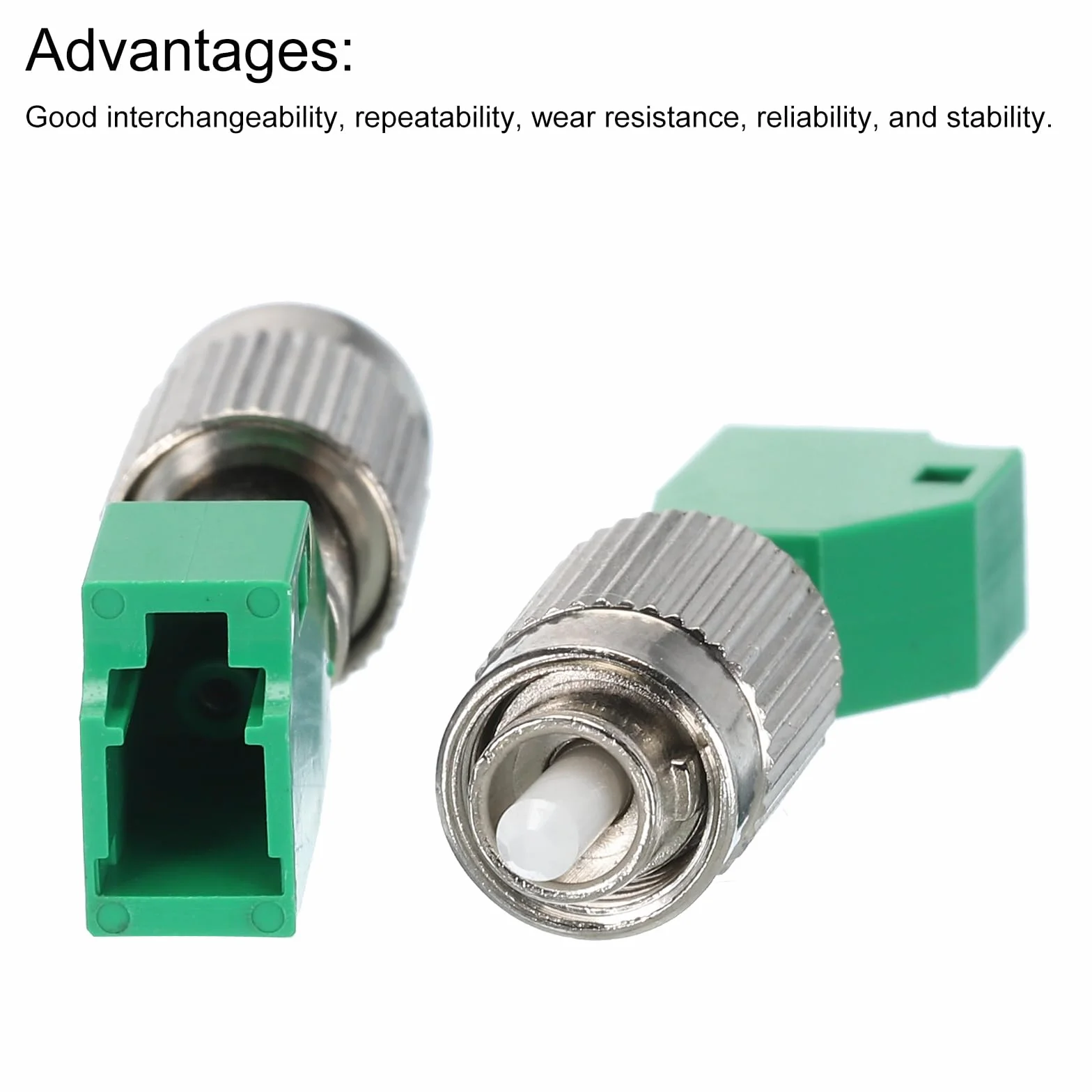 QUARKZMAN Adattatore Ottico in Fibre Fc Upc Maschio-Lc/Apc Femmina, Adattatore Simplex a Singola Modalità, Fc Upc-Lc/Apc, per Connettore di Rete Internet, 1 Pezzo