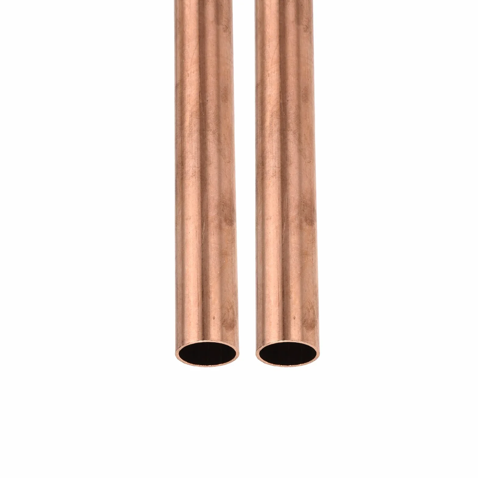 DTGN 20mm x 1mm x 200mm(ODxMuro TxL) Rame Tube - 2pz - Buono per Macchinari Attrezzature Bricolage decorazionetivo Telaio - Rotondo Metallo Tubi