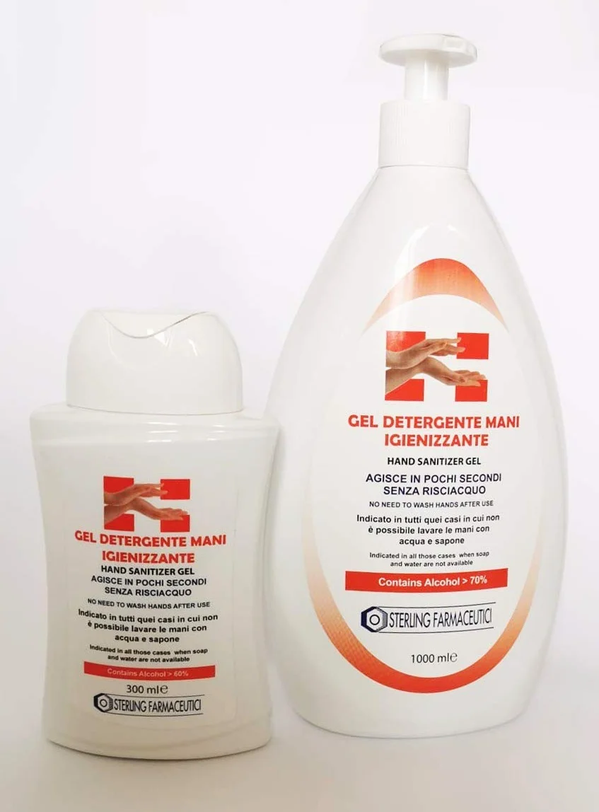 Gel Mani igienizzante 300ml - Alcool > 60% - Maxi Formato